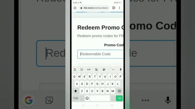 Rblx.land Codes смотреть онлайн