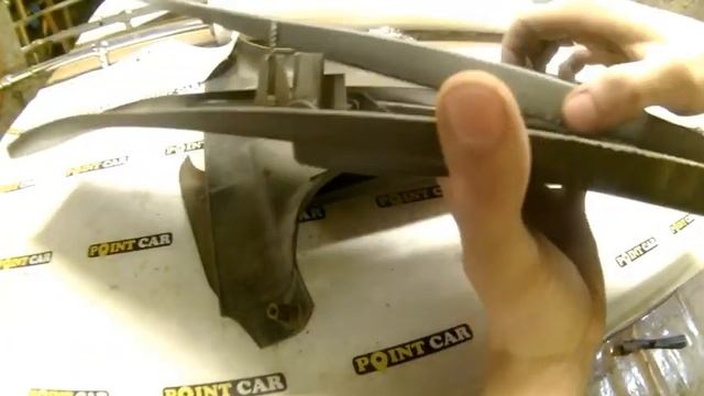 Облицовка боковых стоек дверей. Пластик салона. Обзор состояния запчасти. Авторазбор Point-Car.ru смотреть онлайн