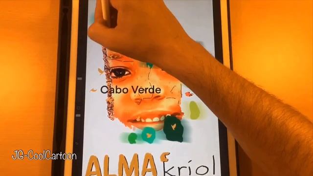 Drawing realistic child iPad Pro Apple Pencil Time Lapse procreate JG-CoolCartoon смотреть онлайн
