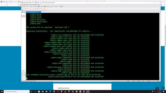 Install and Configure Zimbra on Rocky Linux 8 смотреть онлайн