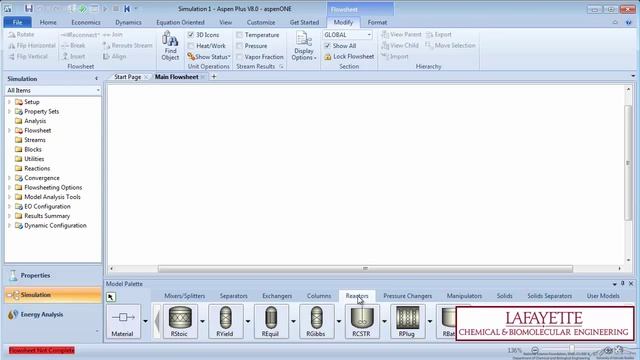 Introduction to Aspen Plus: Building a Flow Sheet смотреть онлайн