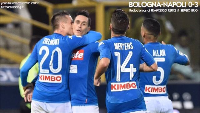 BOLOGNA-NAPOLI 0-3 - Radiocronaca di Francesco Repice & Sergio Brio (10/9/2017) da Rai Radio 1 смотреть онлайн