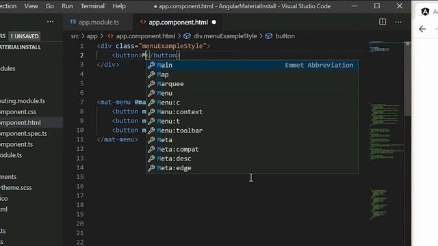 Angular Material UI: Menu смотреть онлайн