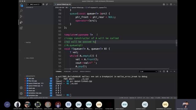 Queue ADT - 16 - Linked Structures Based - Deep Copy - Copy Constructor / operator=() - 3 смотреть онлайн