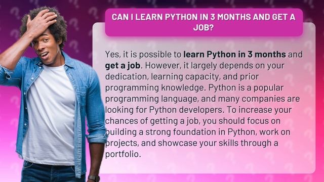 Can I learn Python in 3 months and get a job? смотреть онлайн