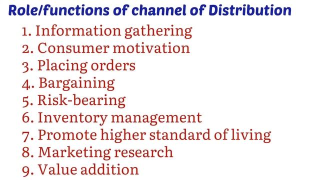 Role/functions of channels of distribution | Marketing Management | B.com | Calicut Univercity смотреть онлайн