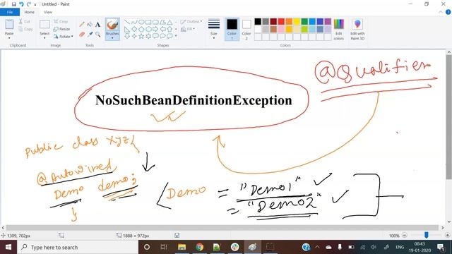Use of @Qualifier annotation | Solution for NoSuchBeanDefinitionException | Spring Annotation смотреть онлайн