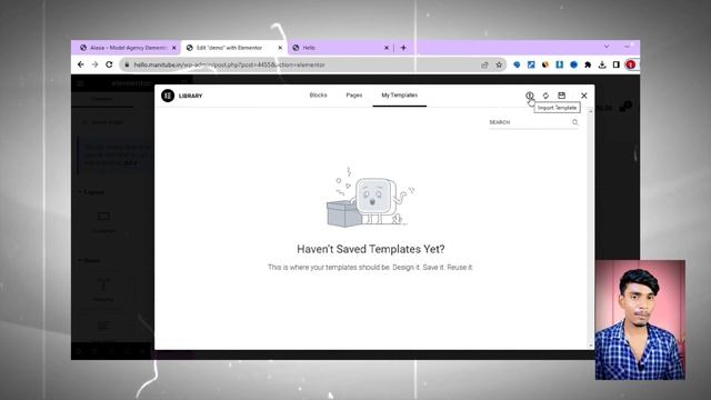 How to Save, Import & Export Templates in WordPress Using Elementor In Hindi смотреть онлайн