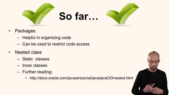 Week 7: Java Core - Exceptions, Packages, Nested Classes (unit 7) смотреть онлайн