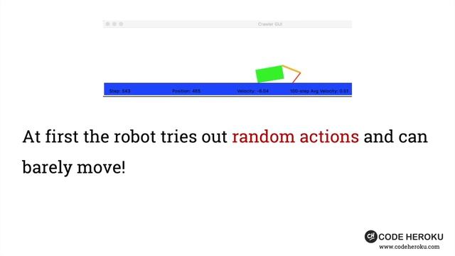 Crawling Robot with Reinforcement Learning | Reinforcement Learning Projects смотреть онлайн
