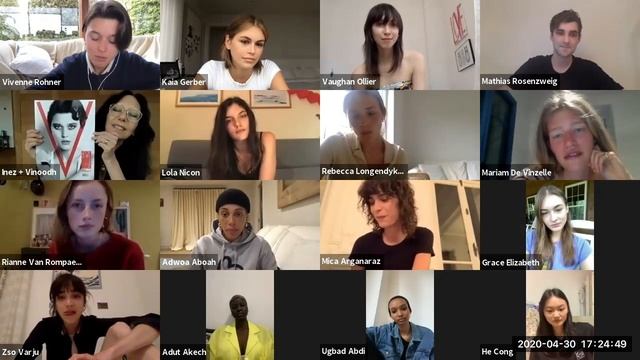 Kaia Gerber & 13 Cover Models React To Seeing Their V Covers For The First Time | V Magazine смотреть онлайн