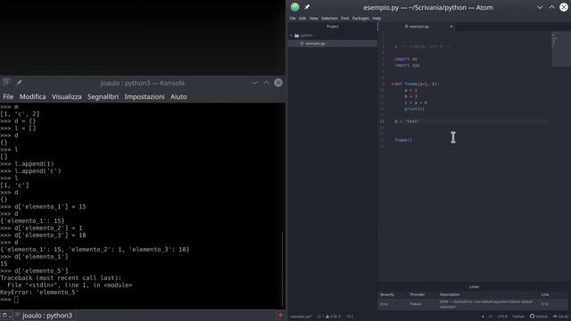 super mini intro a: Python - 05 - Funzioni смотреть онлайн