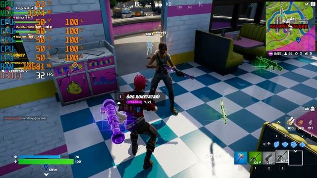 FORTNITE AMD Ryzen 3 2200G RX 570 & 16GB RAM Fps Test смотреть онлайн
