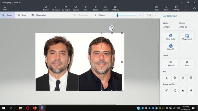 How to Merge Two Images into one with Microsoft Paint 3D смотреть онлайн