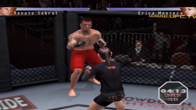 UFC Sudden Impact Gameplay Renato Sobral vs Erica Montoya смотреть онлайн