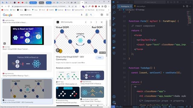 React.js Todo List App | Үндсэн ойлголт, Virtual DOM, JSX | Яаж ажилдаг вэ? смотреть онлайн