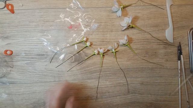 Лепка веточки яблони из холодного фарфора смотреть онлайн