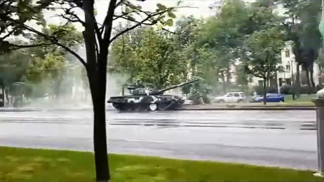 Дрифт на танке, г. Минск смотреть онлайн