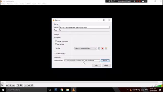 Convert webm to mp4 using VLC смотреть онлайн
