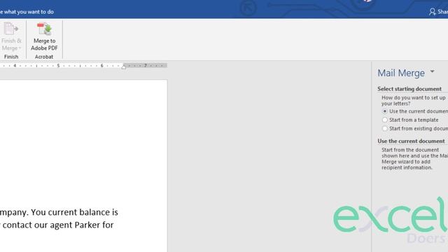 Mail Merge Microsoft Excel and MS Word Document generate letters automatically on click Hindi Urdu смотреть онлайн