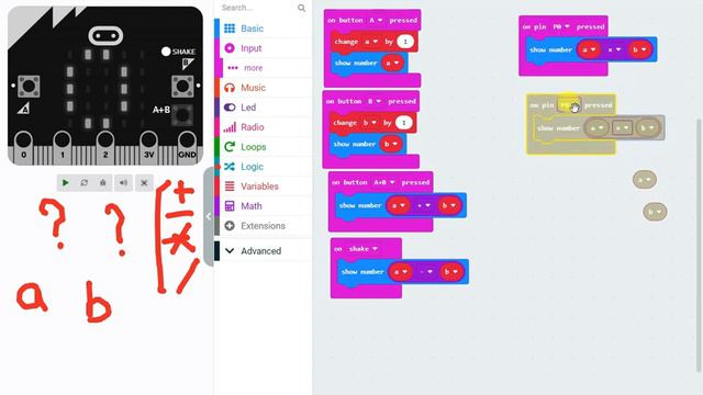 الاله الحاسبة بالميكروبت Micro bit calculator смотреть онлайн