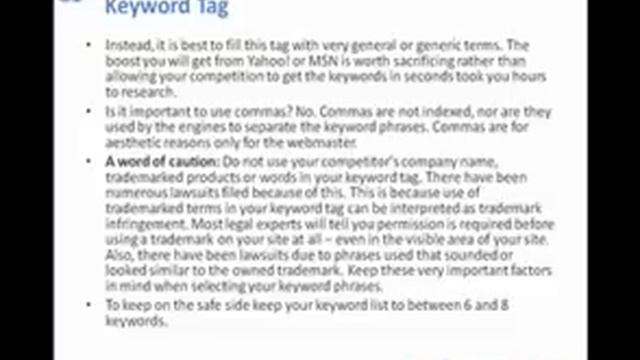 SEO Meta Tags -Keywords and Descriptions - SEO Fundamentals by iWeb Media смотреть онлайн