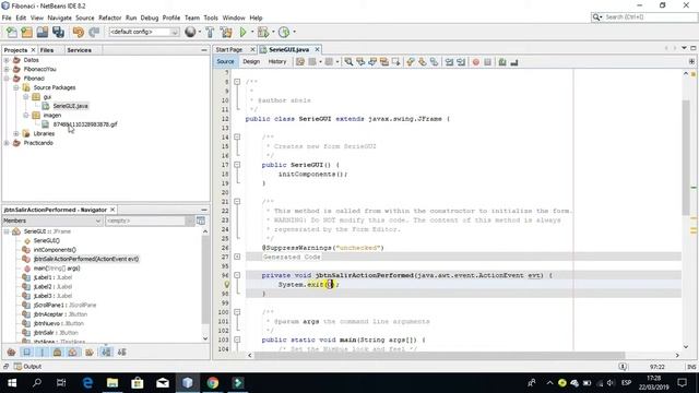 Serie fibonacci java interfaz gráfica смотреть онлайн