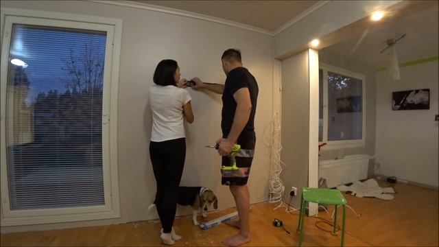 КАК МЫ ТЕЛЕВИЗОР НА СТЕНУ ВЕШАЛИ. ВЛОГ смотреть онлайн