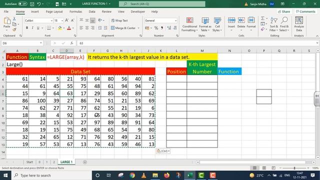 LARGE Function 1 смотреть онлайн