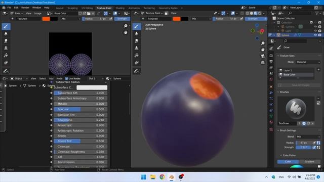 BLENDER: Texture Painting Layers with Alphas, WHITE OUTLINE Issue, and How to Fix It смотреть онлайн