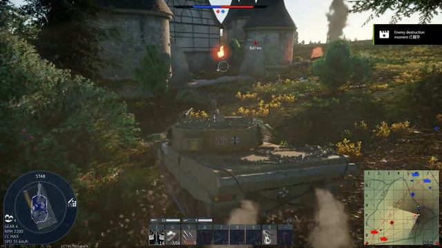 【War Thunder】🌟Gameplay × Girls und Panzer | Leopard 2A4 (PzBtl 123)｜German main battle tank (MBT) смотреть онлайн