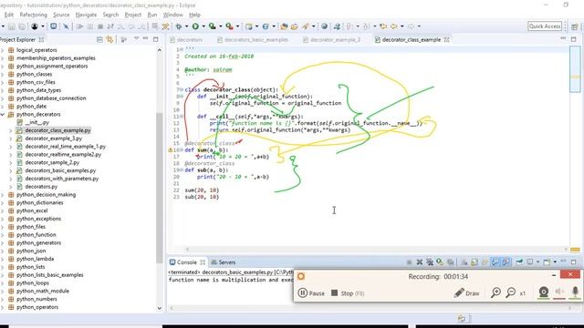 4 Python Decorator Class Example 2 | RegularPython | Regular Python | Python In Telugu Language смотреть онлайн