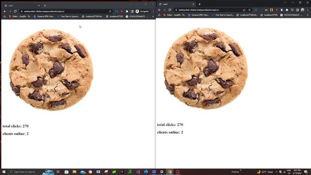 Websocket Cookie Clicker смотреть онлайн
