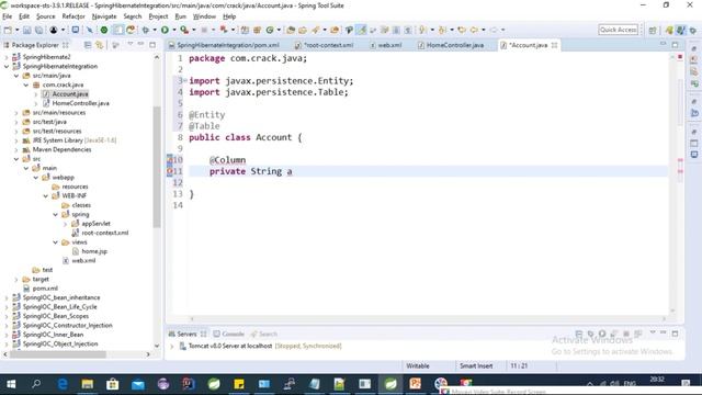 Spring Hibernate Integration from Scratch смотреть онлайн