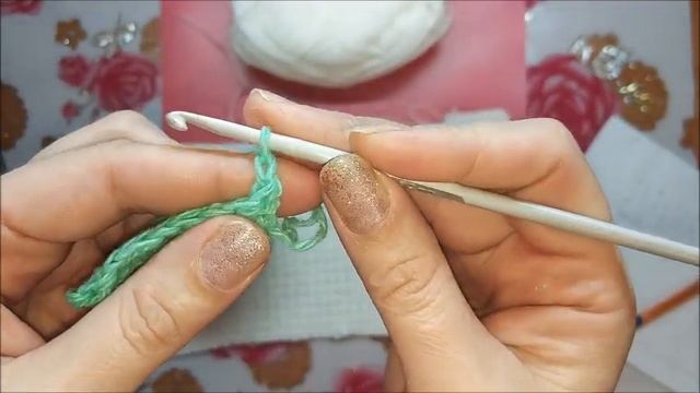Узор крючком. Образец простой, но красивый. How To Crochet.