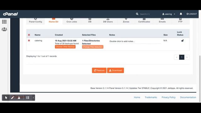 restore website from cpanel backup смотреть онлайн