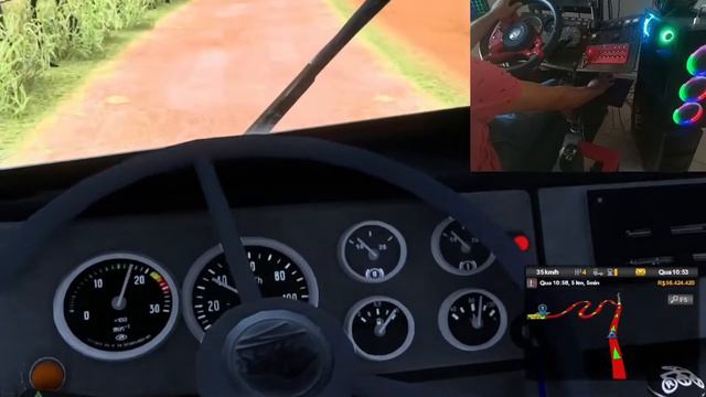 FENEME-FNN NO CARREGAMENTO DA VITAMINA DO MACACO-(BANANA) - #COCKPIT CASEIRO ETS 2 1.41 #PT 01 смотреть онлайн