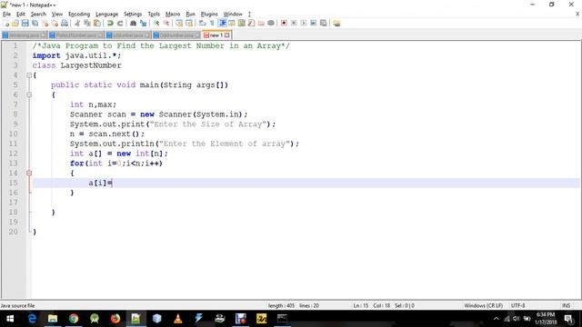 Java Program to Find the Largest Number in an Array смотреть онлайн