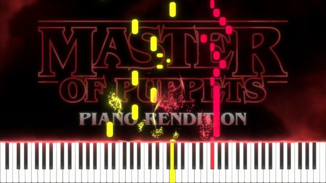 Master of Puppets - Metallica (Stranger Things S4) | Piano Tutorial смотреть онлайн