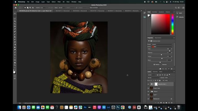 How to Create MELANIN SKINTONE in Photoshop || Create Rich Melanin SkinTone in Photoshop смотреть онлайн