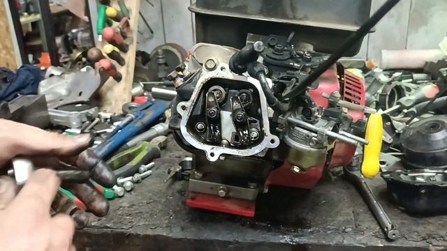 Ремонт мотоблока Салют 100. Полная переборка 168f мотора Lifan смотреть онлайн
