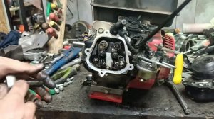 Ремонт мотоблока Салют 100. Полная переборка 168f мотора Lifan