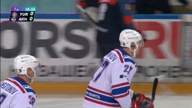 Первый матч в ВХЛ за два года - и сразу же супергол! смотреть онлайн