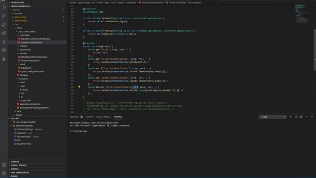 Spring Boot i SparkJava смотреть онлайн