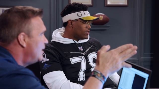 Orlando " Zeus" Brown Jr. Breaks Down How to Pass Set, Run Blocking & More! | NFL Film Session смотреть онлайн