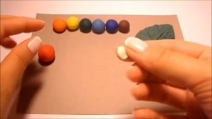 Уроки лепки для детей.Урок 23. Гусеница на листике