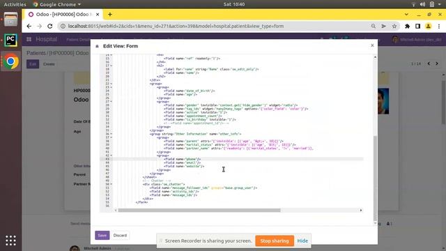 Widget Phone || Widget Email || Widget URL In Odoo || Odoo Widgets