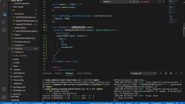 Build A TODO App with Relay 15 - useMutation | JSer - Learning Relay смотреть онлайн