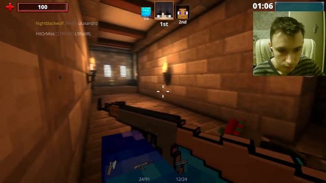 Pixel Strike 3D Пробуем новогодние ивенты и делаем грязь!! смотреть онлайн