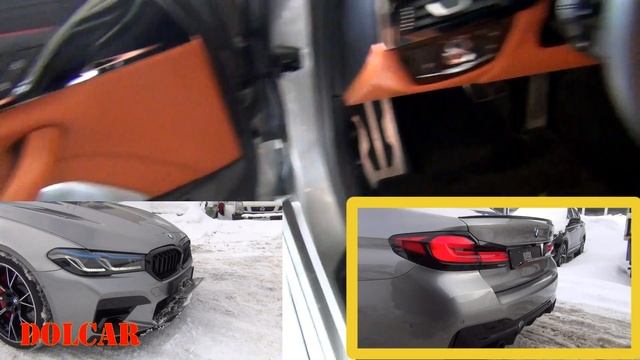 Откидные номера управление с руля BMW M5 / установка откидных рамок смотреть онлайн